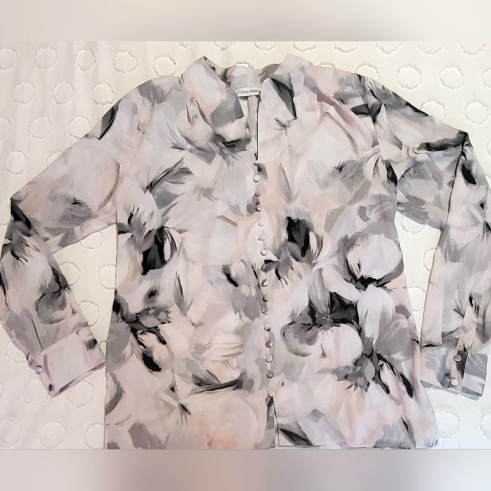 Calvin Klein Long Sleeve Blouse